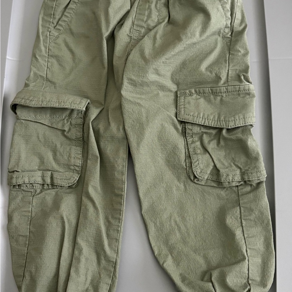 okie dokie Light Olive Green Cargo Joggers